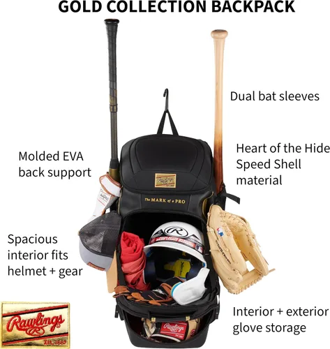 Vista 2 de Rawlings Rawlings Bolso de Equipo de Colección Dorada Béisbol/Sóftbol Múltiples Estilos