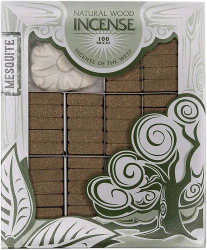 Vista 18 de Incienso de Santa Fe, ladrillos de incienso de madera natural de piñón, 40