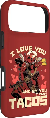Vista 52 de Marvel Deadpool I Love You and by You I Mean Tacos - Carcasa para iPhone 17