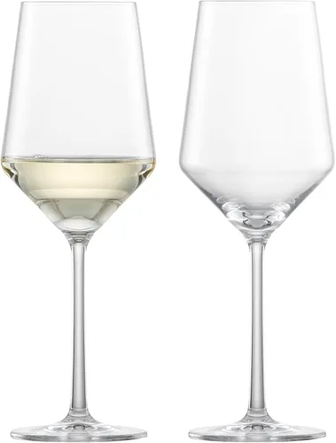 Vista 17 de ZWIESEL GLAS Juego de copas de vino tinto Burdeos pura (juego de 2), copas de Burdeos para vino tinto, copas de cristal Tritan aptas