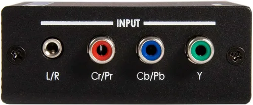 Vista 2 de StarTech.com Convertir componentes A/V con convertidor de formato de audio a HDMI, convertidor de video, HDMI (HDCP), TAA (CPNTA2HDMI)
