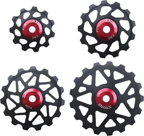 Vista 9 de DJC Rodamiento de piedra Polea Rueda Guía de engranajes Rodillo 11t 13t 15t 17t MTB Road Bike Desviador trasero para Shimano para Sram Polea