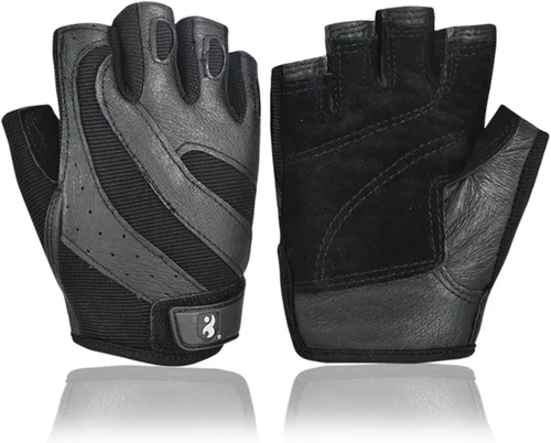 Vista 7 de Anser 71500 Fitness – Medio Dedo Guantes de levantamiento de peso Guantes de fitness