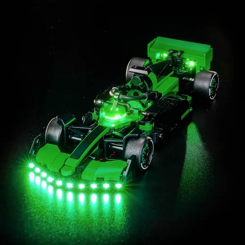 Vista 11 de Kit de luces LocoLee Compatible con Lego 77251 McLaren F1 Team MCL38 Coche de Carrera - Solo Luz Sin Modelo, Accesorios de Iluminación LED