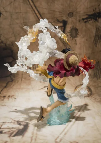 Vista 5 de Bandai Tamashii Nations Monkey. D. Luffy "One-Piece" FiguartsZERO Figura (versión de batalla)