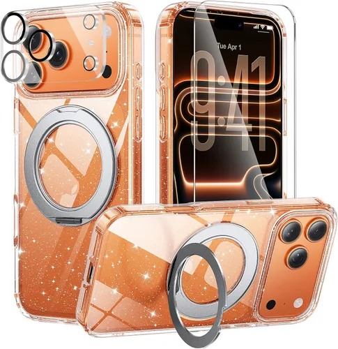 Vista 19 de Funda para iPhone 11, funda magnética con función atril [protección de grado militar] y [compatible con MagSafe], funda protectora delgada