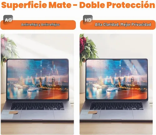 Vista 4 de Pantalla de privacidad para MacBook Pro de 13 pulgadas (2016, 2017, 2018, 2019, 2020, 2021, 2022, M1, M2)), reduce la fatiga ocular antirreflejos