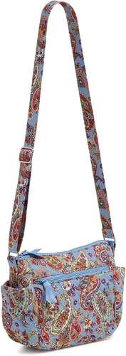 Vista 2 de Vera Bradley Bolso cruzado de algodón para mujer
