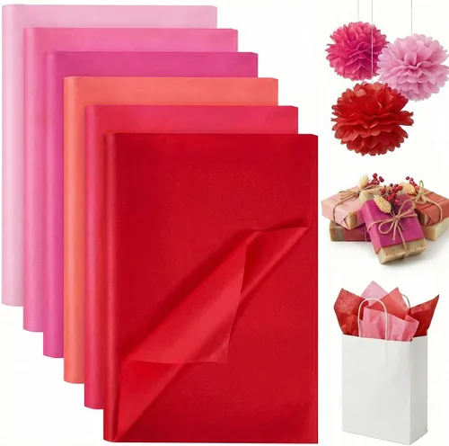 Vista 13 de Koogel 330 hojas de papel de seda, papel de seda multicolor de 14 x 10 pulgadas para bolsas de regalo, vacaciones, cumpleaños, manualidades