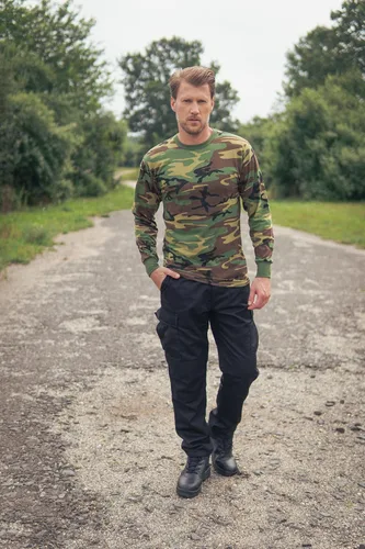 Vista 2 de Rothco Mens Long Sleeve Color Camo T-Shirt