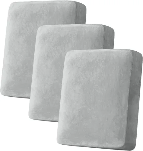 Vista 40 de Funda para Sofá de Terciopelo Elástico Funda de Cojín de Sofá 1 Pieza - Funda Elástica Lavable para Asiento o Respaldo, Fundas de Asiento para Sofás