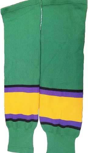 Vista 2 de My Party Shirt Calcetines de hockey sobre hielo Green Ducks (par)