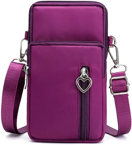 Vista 3 de Funda cruzada para mujer para iPhone 12, 13 Mini, 13 Pro Max, BLU G90 Pro, G9 Pro, G91 Pro, S