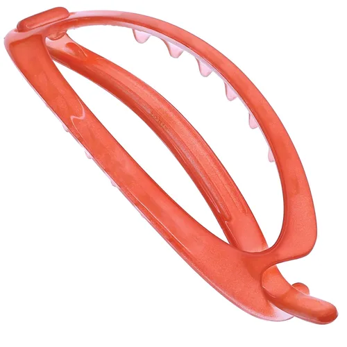 Vista 8 de Camila Paris CP2320 - Pinza de pasador de pelo francés, soporte flexible para cola de caballo sin piezas metálicas, pinzas de agarre fuerte