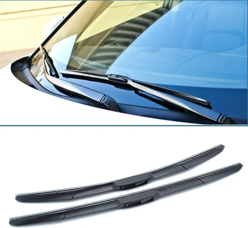 Vista 4 de Wiper Front Hybrid Wiper Blades For Mazda 2 Mazda2 Demio DJ DL 2014-2023 Windshield Windscreen Window Brushes 22"+17"(Russian Federation)