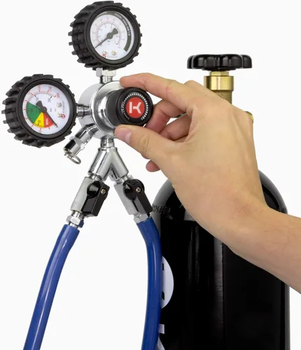 Vista 5 de Kegco Regulador Kegerator de nitrógeno de dos productos de doble calibre de calidad comercial premium