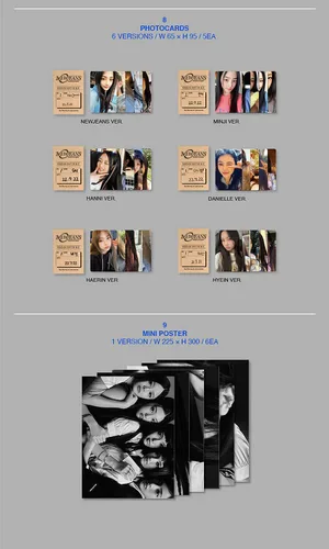 Vista 7 de ( Blue Book Version ) NEWJEANS NEW JEANS 1st EP Album ( MINJI Ver. ) K-POP SEALED