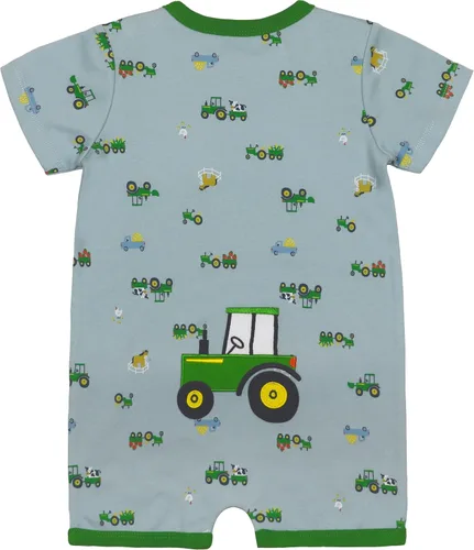 Vista 2 de John Deere Mameluco de tractor para bebés niños
