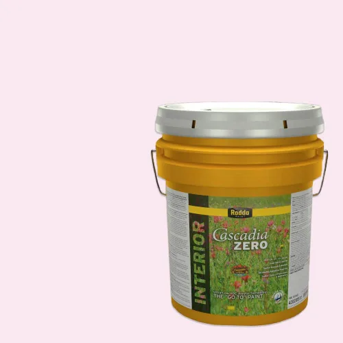 Vista 121 de Rodda Paint CASCADIA ZERO - Pintura plana e imprimación para interiores en uno, cuarto de galón, rosa Mullen