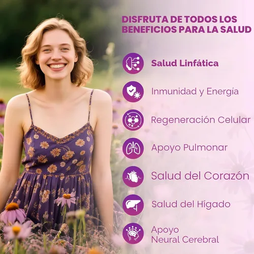 Vista 2 de Gotas de Suplementos de Drenaje Linfático para el Sistema Inmunológico, Apoyo al Sistema Linfático, Limpieza y Desintoxicación, Salud del Hígado