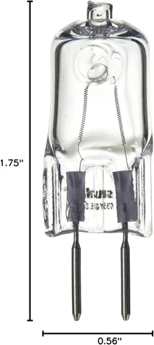 Vista 3 de Sunlite Q35/GY6/120V Bombilla halógena GY6.35 de 35 W, con base de dos pines, transparente