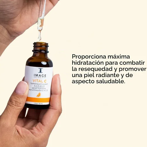 Vista 4 de IMAGE Skincare, VITAL C Suero hidratante de vitamina A C E, complejo iluminador, 1 fl oz