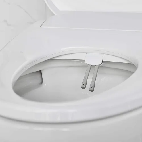 Vista 4 de American Standard 8019A60GPC.020 AquaWash 2.0 Asiento de bidé eléctrico SpaLet con operación manual, color blanco