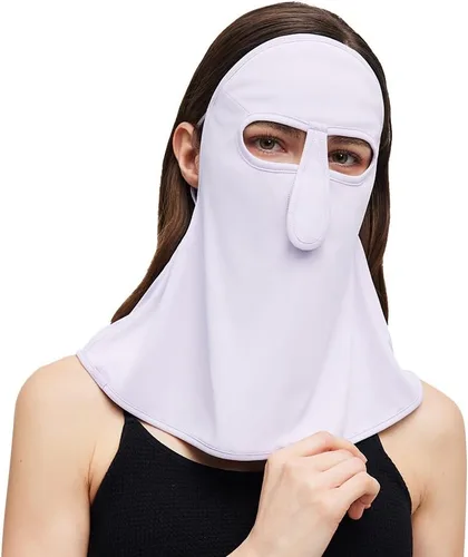 Vista 11 de SLF6M103T - Máscara de protección solar para el cuello, polaina para el cuello, bufanda, pasamontañas, pañuelos de tela con bucles para las orejas