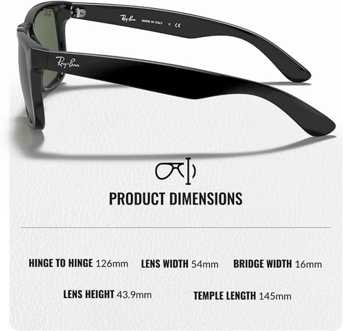 Vista 12 de Ray-Ban RB4165 JUSTIN CLASSIC - Gafas de sol de forma cuadrada con kit oficial de gafas