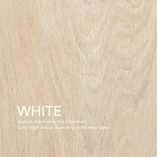Vista 2 de Aceite Mancha para Madera - 769 pies² - 1.3 L, Blanco – Acabado de Madera para Muebles de Interior y Pisos - Aceite de Madera de Linaza - Secado