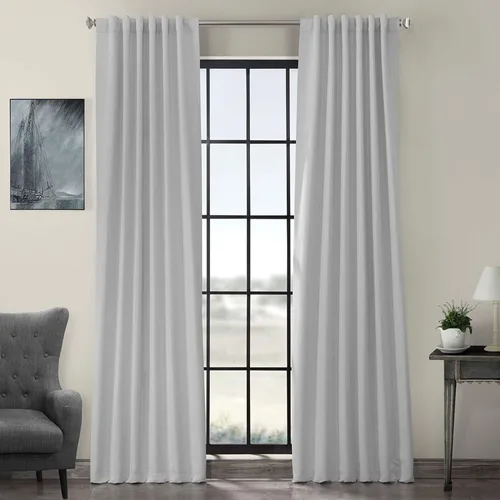 Vista 37 de HPD Half Price Drapes BOCH-171113-84, cortinas sólidas para oscurecer habitación (1 panel), 50 x 84 pulgadas, color beige alabastro