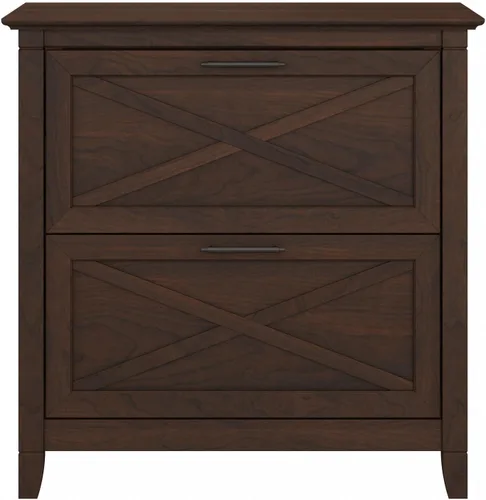 Vista 7 de Bush Furniture Key West – Archivador lateral con 2 cajones, color cereza
