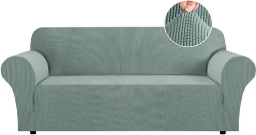 Vista 44 de Funda para futón Flamingo P de gran elasticidad sin brazos - Funda para sofá futón de tamaño completo y queen, de jacquard suave y grueso