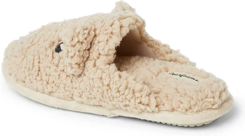 Vista 5 de Dearfoams Shay - Pantuflas para mujer con temática navideña