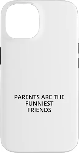 Vista 4 de iPhone 16 Parents are the funniest friends Case