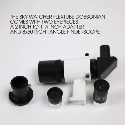 Vista 6 de Sky-Watcher Flextube 200 Dobsonian - Telescopio colapsible de gran apertura de 8 pulgadas, portátil, fácil de usar, perfecto para principiantes