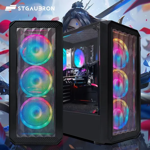 Vista 3 de STGAubron Escritorio para PC para juegos,R3 3200G,RX 590 8G,16G DDR4,512G
