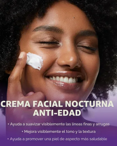 Vista 2 de Crema reparadora de noche Andalou Naturals Age Defying Resveratrol Q10 - Hidratante y suavizante antiarrugas - CoQ10 y resveratrol para piel seca