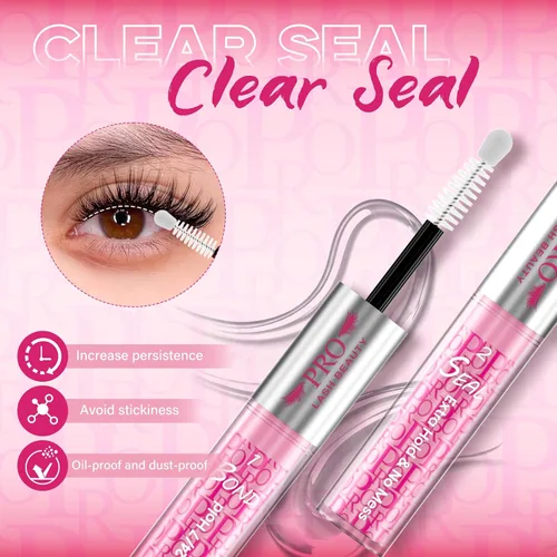 Vista 6 de PROLASHBEAUTY - Pegamento de pestañas de color negro, de larga duración, impermeable, fuerte sujeción de 150 H+ pegamento de extensión de pestañas