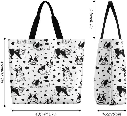 Vista 2 de Bolso de mano para mujer, bolso de hombro de poliéster suave, bolso de gran capacidad