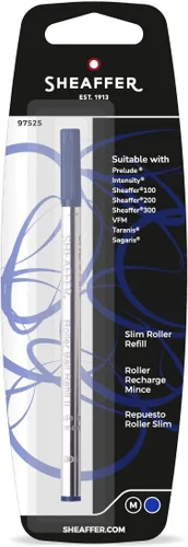 Vista 2 de Sheaffer Recambio Slim Rollerball - Negro Medio - Tarjeta Blister