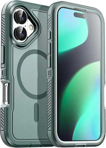 Vista 48 de AICase Funda para iPhone 13 Pro Max [compatible con Magsafe], protección magnética resistente contra caídas, cuerpo completo, a prueba de golpes, a