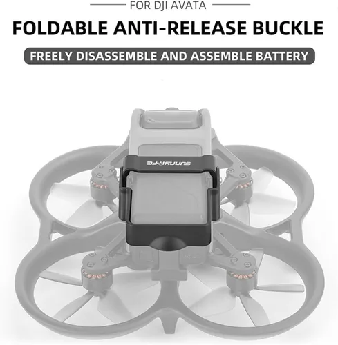 Vista 2 de Cubierta de protección de batería para DJI Avata Drone Hebilla de batería Anti-Suelta Fixer Soporte de Clip de Batería Accesorios Quadcopters