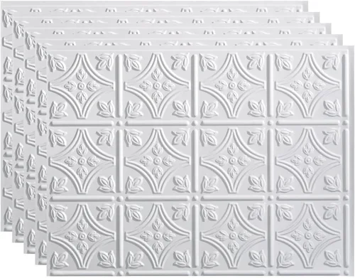 Vista 26 de FASÄDE - Paquete de 5 paneles de loseta en muro decorativa de vinil con estilo/patrón tradicional de 18x24 pulgadas