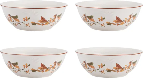 Vista 6 de Pfaltzgraff Autumn Berry - Juego de vajilla de 16 piezas, servicio para 4, multicolor