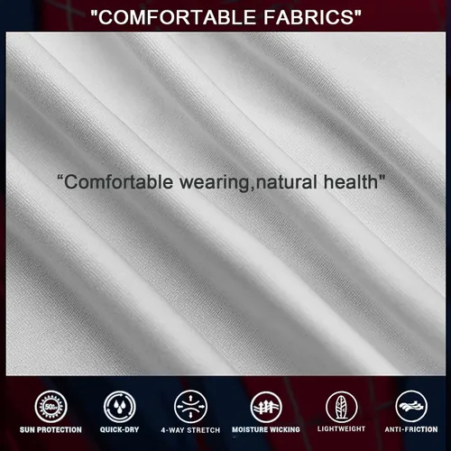 Vista 5 de Camisetas de manga larga para hombre, con protección solar UPF 50+, Jiu Jitsu, para deportes, fitness, gimnasio, natación
