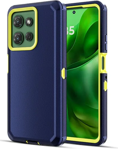 Vista 9 de Jiunai Funda para Moto G Power 2021, 3 piezas, armadura resistente, a prueba de golpes, híbrida de doble capa, protección contra caídas, resistente