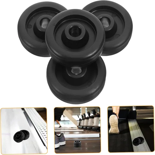 Vista 9 de 4 ruedas de repuesto para equipo de gimnasio, rodillos resistentes al desgaste para entrenamiento en casa, ruedas duraderas para máquinas de fitness