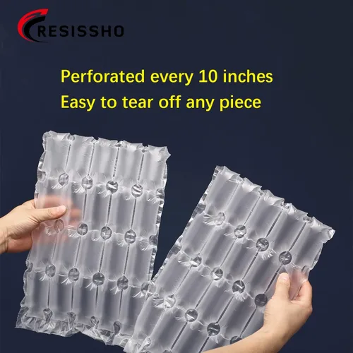 Vista 5 de Película cuádruple PK004 del amortiguador de aire, bolsas de relleno del vacío de la burbuja de aire 984 pies x 15 3/4 en X 10 en por rollo