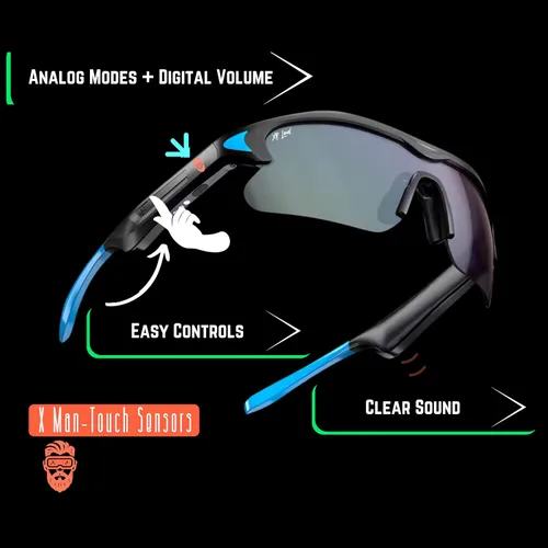 Vista 5 de Gafas de IA 2026 para ciclismo, multideporte, Bluetooth, gafas inteligentes ChatGPT-Claude-Gem 200 idiomas, negocio/creador 99% de precisión IPX4